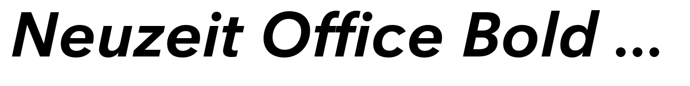 Neuzeit Office Bold Italic